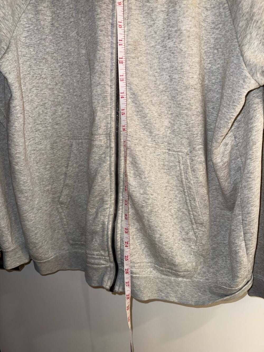 Nike Sportswear Full-Zip Hoodie Grey Size XL - Picture 5 of 7